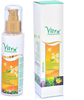 

VITRO Premium Aloe Sun Screen Moisturiaing Lotion(100 ml)