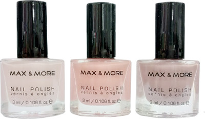 

Max & More Mini Nail Polish Set Perfect Nudes(Pack of 3)