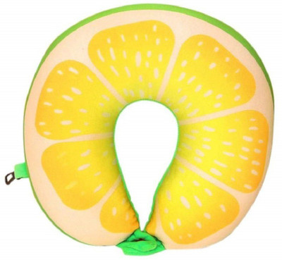 

Bruzone U Shape Fruit Design Soft Beads Cervical Cushion Neck Pillow(Orange)