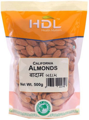 

hdl California Almonds 500Gm Almonds(500 g, Pouch)
