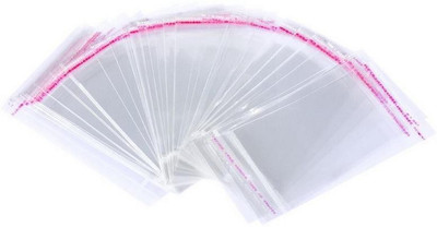 

Majestic Jewels 50 Pcs. Of 10" [25.40cm] X 8" [20.32 cm] SELF ADHESIVE SEAL PLASTIC BAGS Pouch Transparent Sealable Multipurpose Packing Gifts Security Bag(20.32 x 25.4 Pack of 50)