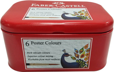 

Faber-Castell 6 Poster Colours Tin(Set of 6, Assorted)