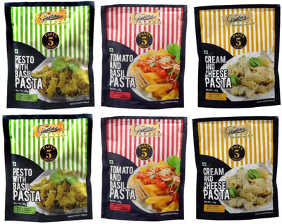 

Gustora InstantPasta_Pack of 6_Each Pack of 65gm Pasta(Pack of 6, 390 g)