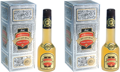 

Jevton Chicago Real Perfume 100ML Each (Pack of 2) Eau de Parfum - 200 ml(For Men & Women)