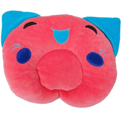 

Guru Kripa Baby Products Plain/Solid Baby Pillow(Light Red)