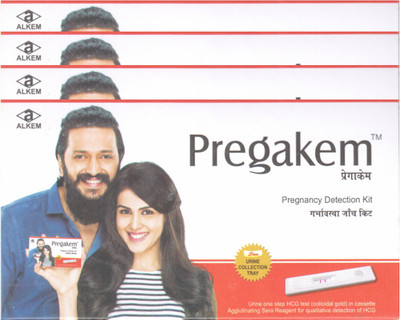 pregakem 4 Pregnancy Kit Pregnancy Test Kit(4 Tests)