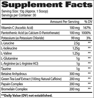

GAT Amino GT BCAA(390 g, Tropical Lime Mojito)