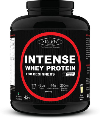 

Sinew Nutrition Intense Whey Protein for Beginner's, Protein Supplement Whey Protein(2 kg, Kesar Badam Pista)