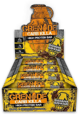 

Grenade Carb Killa High Protein Bar, Banana Armour Limited Edition Protein Bars(720 g, NA)