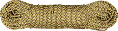 

Paracraft 50ft Parachute Survival Cord - Brown Camofludge Brown(Length: 15 m, Diameter: 4 mm)