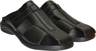 Black Sands Men Black Sandals