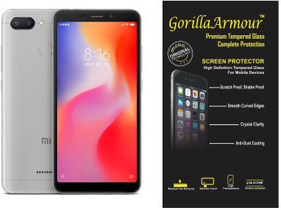 Gorilla Armour Tempered Glass Guard for Mi Redmi 6(Pack of 1)