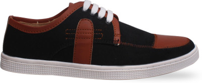 

Aveero Dress to Kill Canvas/Sneakers/ZigZag Thokar Shoes For Men And Boys Canvas Shoes For Men(Black