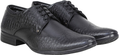 

Knight Ace OfficeWear Lace Up For Men(Black
