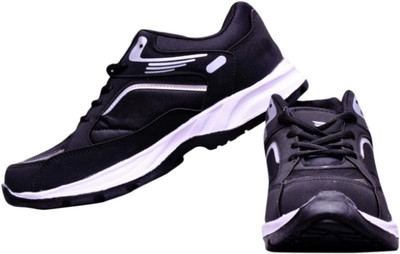 

Begone Black Running Shoes For Men(Black, White