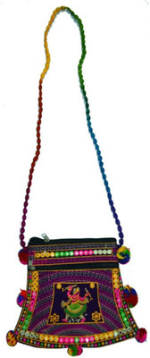 

Arena Fashion & Décor Women Casual Blue Cotton Sling Bag