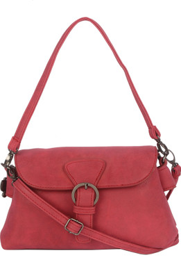 

Butterflies Women Casual Maroon PU Sling Bag