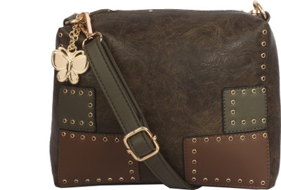 

Butterflies Women Casual Multicolor PU Sling Bag