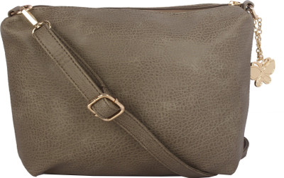 

Butterflies Women Casual Khaki PU Sling Bag