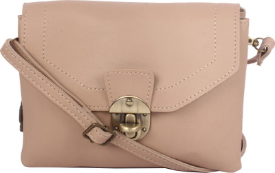

Butterflies Women Casual Beige PU Sling Bag