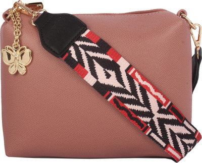 Butterflies Women Casual Pink PU Sling Bag Flipkart