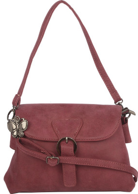 

Butterflies Women Casual Maroon PU Sling Bag