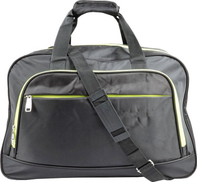 

Casam Sports Gym 52cm Travel 3 Compartment Side Hand Black Luggage Duffel Bag Small Travel Bag(Black)