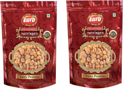 

EURO Namkeen - Tasty Peaunuts Pack Of 2 Per(200gm)(400 g, Pack of 2)