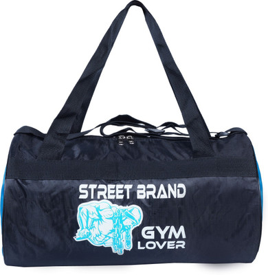

streetbrand stylish gym bag Gym bag(Blue, Kit Bag), Black;blue