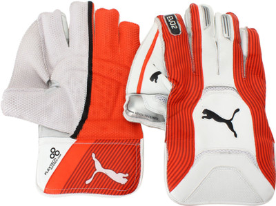 

Puma EVO 2 Wicket Keeper Gloves Wicket Keeping Gloves (Youth, White, Orange), Orange;white