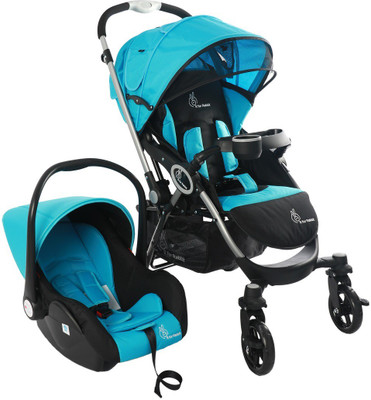 

R for Rabbit Travel System Pram(Multi, Blue, Black), Black;blue