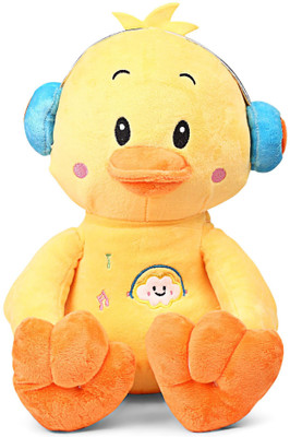 

My Baby Excels Cute Duck Plush with Headphone 27 cm - 27 cm(Yellow)