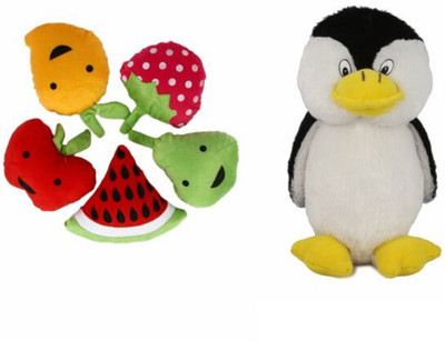 

Deals India soft toy Fruits - 15 cm(Multicolor)