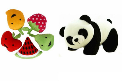 

Deals India soft toy Fruits - 15 cm(Multicolor)