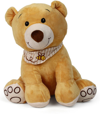 

My Baby Excel Sitting Bear with Bee Muffler - 34 cm - 34 cm(Multicolor)