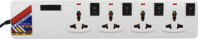 

FIREFLIES SD 2525- 5MTR 4 Socket Surge Protector(White, Black)