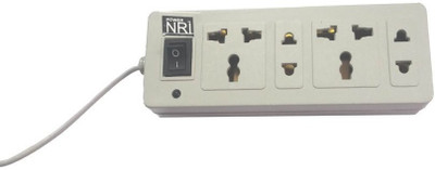 

POWERNRI 4+1 (1PCS) 4 Socket Surge Protector(Grey)