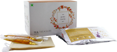 

TeaTreasure Chamomile Green Tea Sample Mini-Pack | Assorted Green Tea(30 g, Box)
