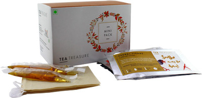 

TeaTreasure Herbal Tisane Tea Sample Mini Pack - Assorted Herbal Tea(30 g, Box)