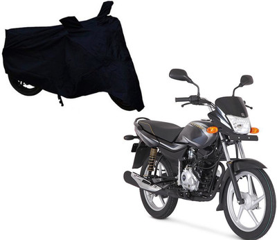 ABS AUTO TREND Two Wheeler Cover for Bajaj(Platina, Black)