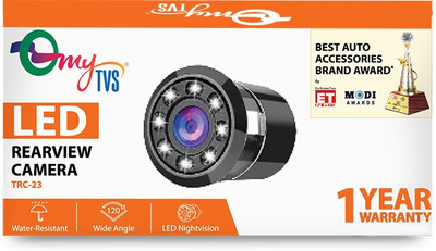 

myTVS TRC-23 8 LED Car Rear view Camera for all cars with 1 Yr Warranty Vehicle Camera System