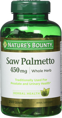

Nature's Bounty Saw Palmetto 450 mg Capsules 250 Caplsules(250 No)