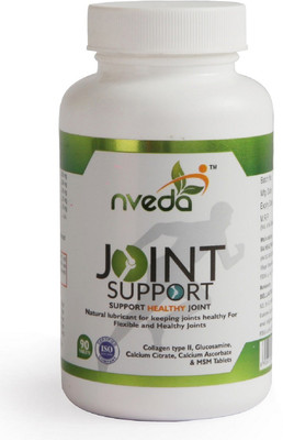 

nveda Joint Support 90 tablets for keeping Joints healthy containing Collagen Type 2, Glucosamine, Calcium and MSM(90 No)