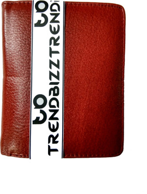 

TrendBizz Men Brown Genuine Leather Wallet(12 Card Slots)