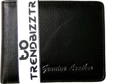 

TrendBizz Men Black Genuine Leather Wallet(3 Card Slots)