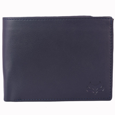 

Deniza Men Casual Blue Artificial Leather Wallet(4 Card Slots), Nevy