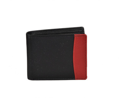 

hydensyde Men Black Genuine Leather Wallet(5 Card Slots)