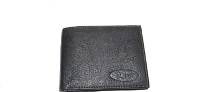 

APF COLLECTION Men Black Genuine Leather Wallet(3 Card Slots)