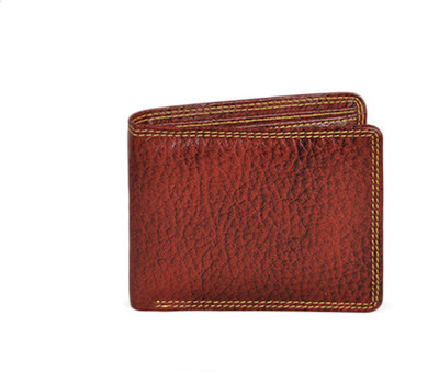 

hydensyde Men Brown Genuine Leather Wallet(5 Card Slots)