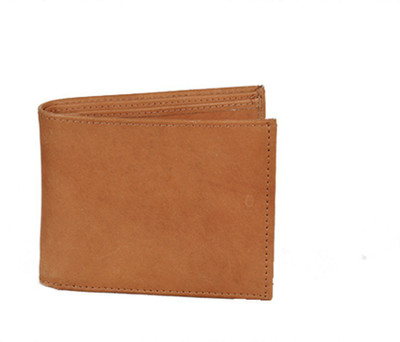

hydensyde Men Tan Genuine Leather Wallet(10 Card Slots)